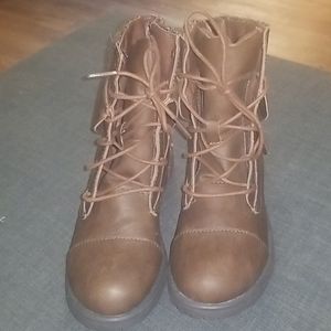 Size 3 girls brown boots